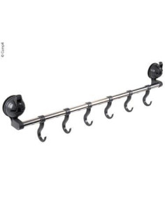 Suporte c/6 ganchos antracite