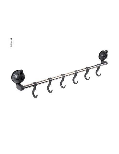 Suporte c/6 ganchos antracite