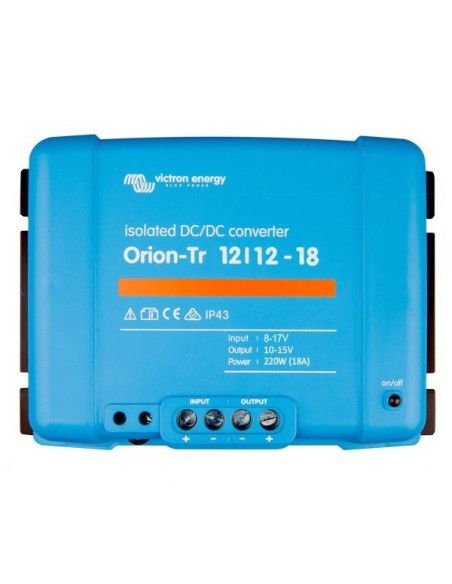 Conversor Orion-Tr DC-DC Victron -Tr 12/12-18A 220W isolated